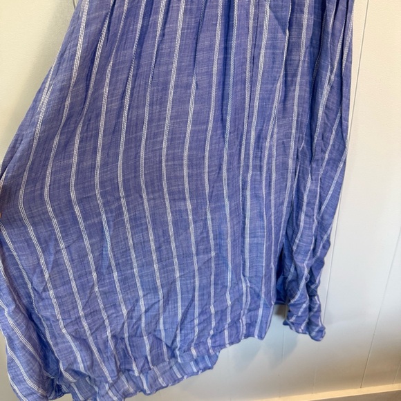 Free People Woman’s Medium Maxi Dress Boho, Chambray Cottagecore, Coastal - Picture 5 of 14